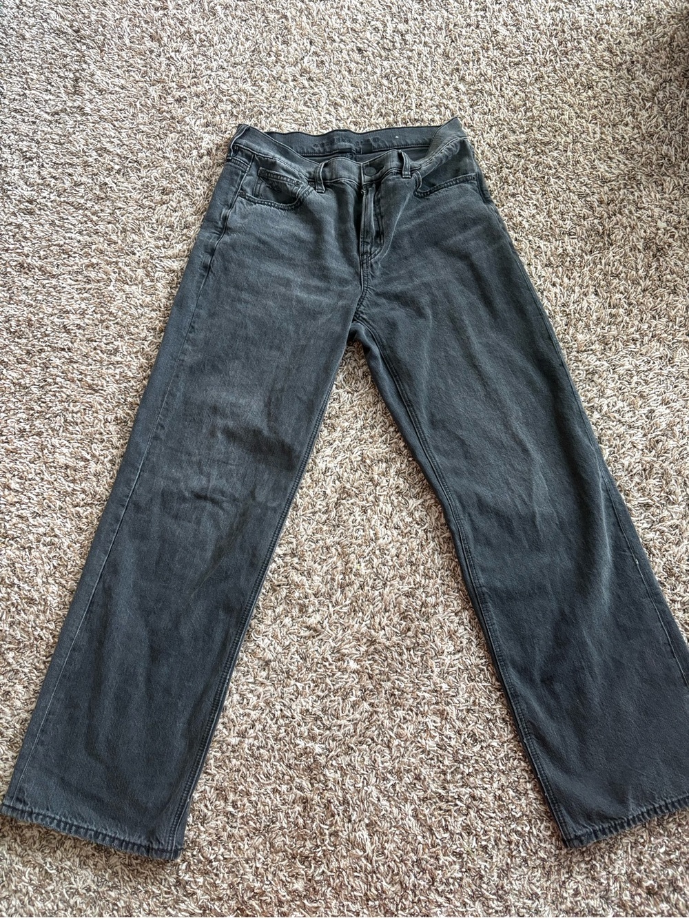 American Eagle Women’s Straight Leg Black Jeans